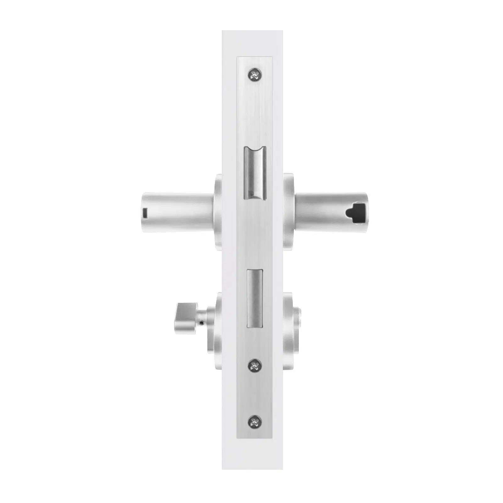 Fechadura Digital Biometria Geonav FBE03SV Prata | Wi-Fi Opcional | Senha, App e Chave