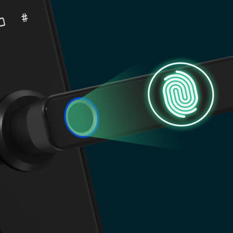 Fechadura Digital Automática Inteligente Fortezza FZE01BK | Biometria Zigbee 5 Acessos