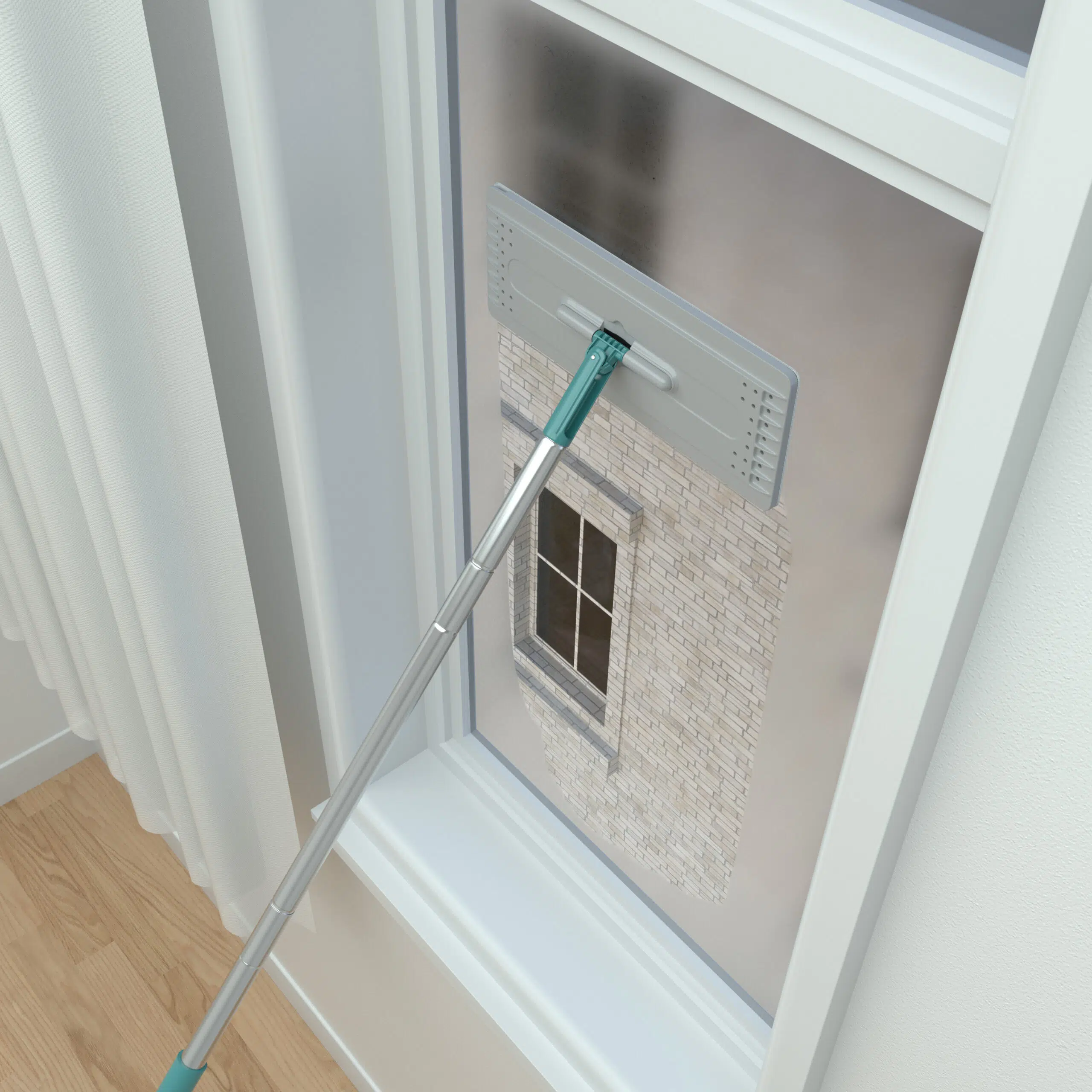Mop Lava e Seca Flash Limp 5,5L (MOP7740) - Rodo 360° Multifuncional