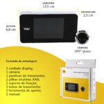 Olho Mágico Digital Real View Tela Lcd Câmera Visão 105 Yale
