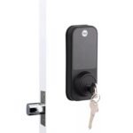 Fechadura Digital YDD 120 Yale Preta com Senha e Chave para Porta Externa - Imagem 2