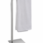 Toalheiro de Bancada Lavabo Quadrado Inox 304 Polido Premium - Kazalinda