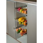 Gaveta Fruteira Deslizante Baixa Slim 470mm Cromada 2866 Schmitt - Imagem 4