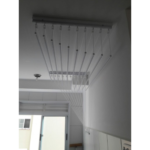 Varal de Teto Individual 8 Varetas Branco 120cm - Kazalinda - Imagem 4