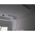 Varal de Teto Individual 8 Varetas Branco 120cm - Kazalinda - Imagem 5