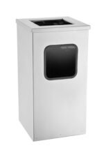 Lixeira Coletora Quadrada Cinzeiro 50 Litros Ecobin - Imagem 3