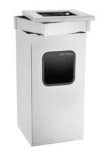 Lixeira Coletora Quadrada Cinzeiro 50 Litros Ecobin - Imagem 4