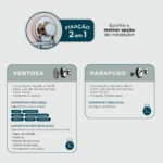 Kit Banheiro Faciliti Com Ventosa Cromado 10050 - Imagem 5