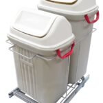 Lixeira Ecológica De Base Dupla Trilhos Jomer 8686