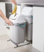 Lixeira Ecológica De Base Dupla Trilhos Jomer 8686 - Imagem 3