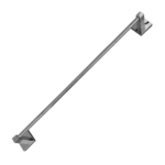 Porta Toalha de 60cm Acabamento Quadrado em Latão - TM176301