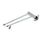 Toalheiro Duplo de 60cm Acabamento Quadrado em Latão – TM 176401 - Imagem 2