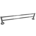 Toalheiro Duplo de 60cm Acabamento Redondo em Latão Cromado – TM176402 - Imagem 3