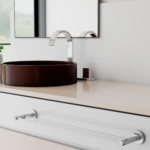 Toalheiro Duplo de 60cm Acabamento Redondo em Latão Cromado – TM176402 - Imagem 5