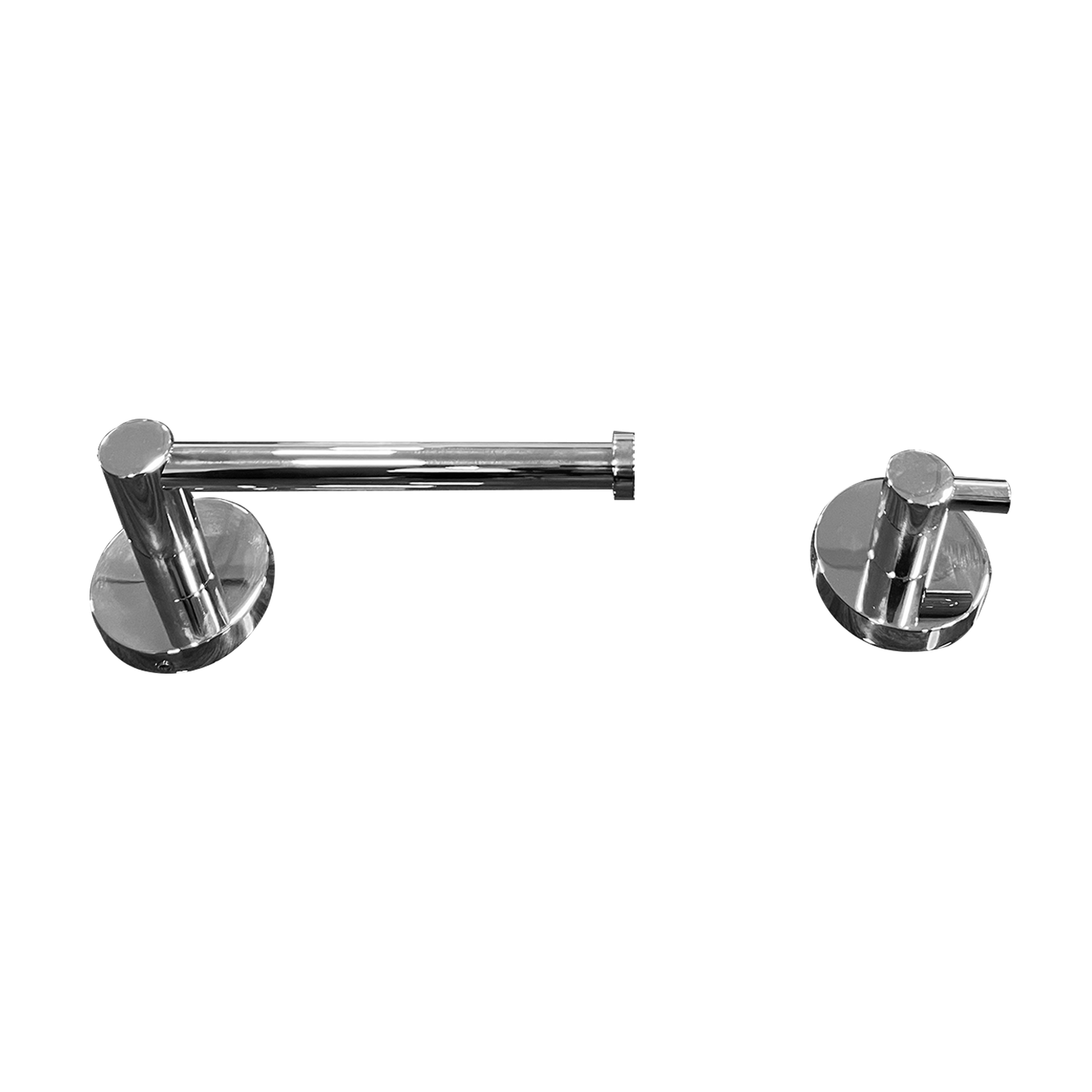 2169624.png Kit 1 Papeleira 1 Cabide Redondo Trendmetais - Imagem 1