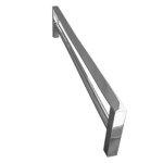 Toalheiro Slim Duplo em liga de cobre 60cm Cromado - TM 176403 - Imagem 3