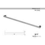 Toalheiro Slim em liga de cobre 60cm Cromado - TM176303 - Imagem 4