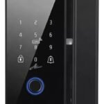 Fechadura Digital De Sobrepor Milre Advance 4000 Preta - Abertura Por Bluetooth, Biometria, Cartão, Senha E Chave Usb