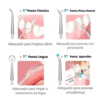 Limpador Bucal Portátil Irrigador Oral Bivolt Usb - Imagem 6