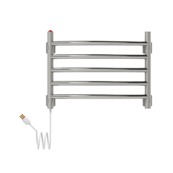 Toalheiro Térmico Decorato Curvo Inox Polido Seccare