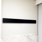 Varal Mágico Retrátil Oculto 6 Varetas 104cm Parede Preto - Imagem 3