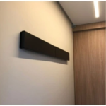 Varal Mágico Retrátil Oculto 6 Varetas 104cm Parede Preto - Imagem 4