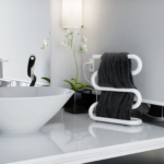 Aquecedor de Toalhas Térmico Dibase Branco ou Preto Seccare - Imagem 2