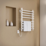 Toalheiro Térmico Sottile Preto Fosco ou Branco Seccare - Imagem 2