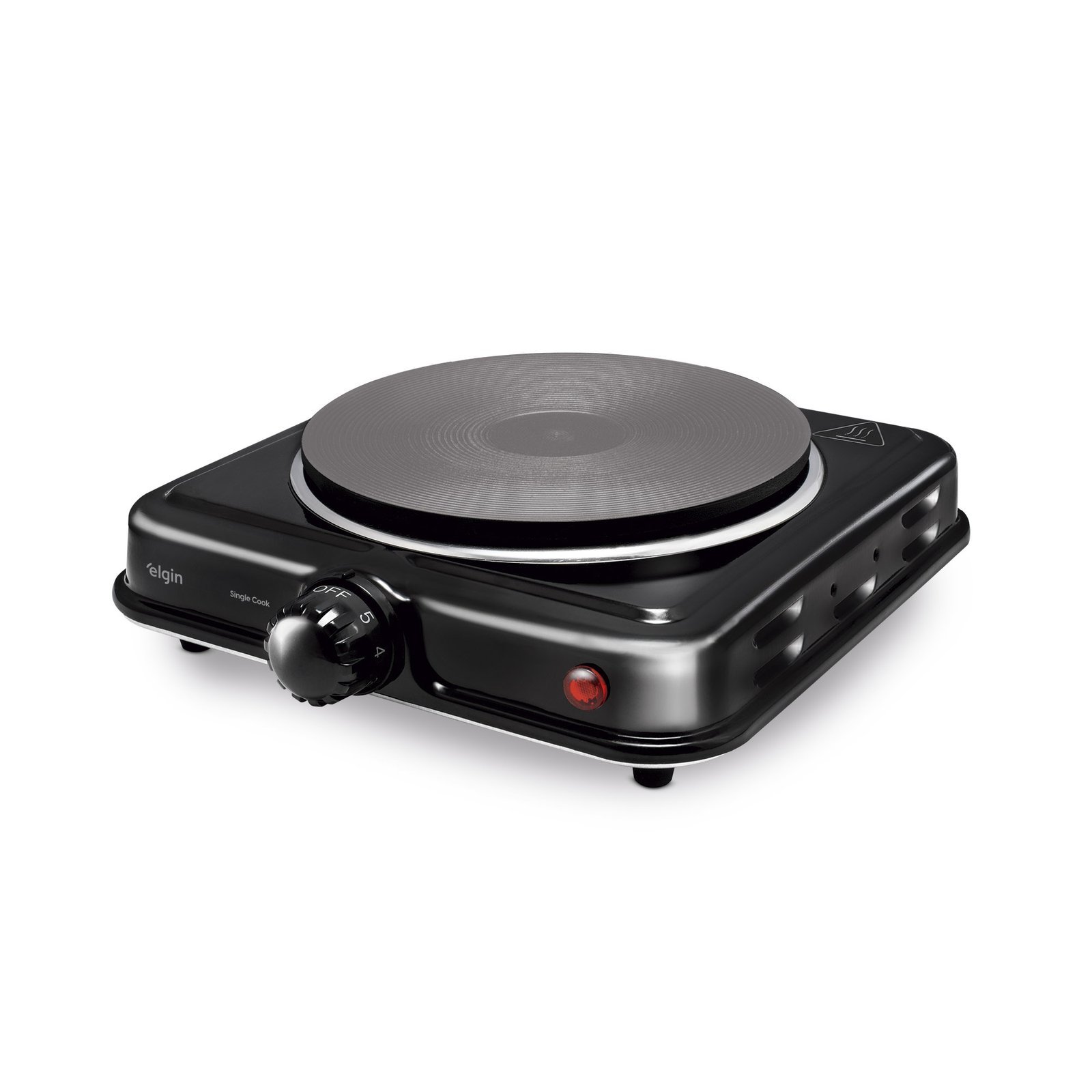 5699064.jpg Fogão Elétrico Cooktop 1 Boca 5 Temperaturas 1000W - 110V ou 200V – Elgin - Imagem 1