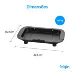 Churrasqueira BBQ Show - 1.800W Amplo Grill Controle de Temperatura 110Vou 220V - Elgin - Imagem 7