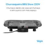 Churrasqueira BBQ Show - 1.800W Amplo Grill Controle de Temperatura 110Vou 220V - Elgin - Imagem 2
