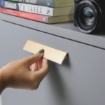 Puxador Traso 128mm Dourado Matte Zen Design - Imagem 6