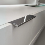 Puxador Sottile Cromado 160mm Zen Design - Imagem 3