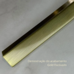 Puxador Ken Gold Escovado 32mm Zen Design - Imagem 3