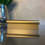 Puxador para Móvel Sorento 96mm Dourado Matte Zen Design - Imagem 2