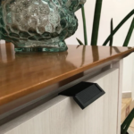 Puxador para Móvel Citizen 45° Preto 65mm Zen Design - Imagem 4