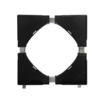 Base Suporte Giratório para Eletrodomésticos com Rodinhas Preto Kazalinda - Imagem 2