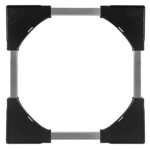 Base Suporte Giratório para Eletrodomésticos com Rodinhas Preto Kazalinda - Imagem 5