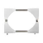 Base Suporte Giratório para Eletrodomésticos com Rodinhas Branco Kazalinda - Imagem 3