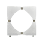 Base Suporte Giratório para Eletrodomésticos com Rodinhas Branco Kazalinda - Imagem 4