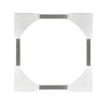 Base Suporte Giratório para Eletrodomésticos com Rodinhas Branco Kazalinda - Imagem 5