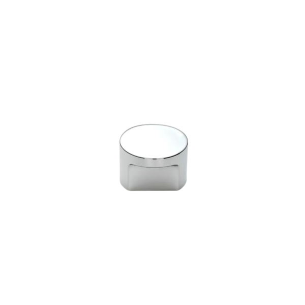 Puxador Rádio Médio Cromado Zen Design