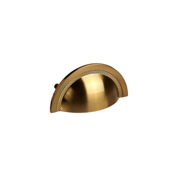 Puxador Shell 64mm Red Gold Brilhante Zen Design