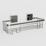 Suporte Organizador Para Shampoo Adesivo Fixare Cromado 2576 - Imagem 2