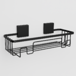 Suporte Organizador Para Shampoo Adesivo Fixare Preto 0576 - Imagem 2