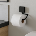 Kit Organizador de Banheiro Adesivo Fixare Preto 10071E - Imagem 5