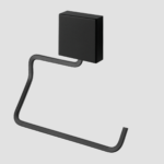 Kit Organizador de Banheiro Adesivo Fixare Preto 10071E - Imagem 11