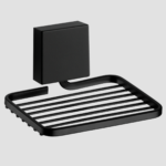 Kit Organizador de Banheiro Adesivo Fixare Preto 10071E - Imagem 10