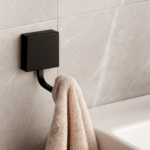 Kit Organizador de Banheiro Adesivo Fixare Preto 10071E - Imagem 7