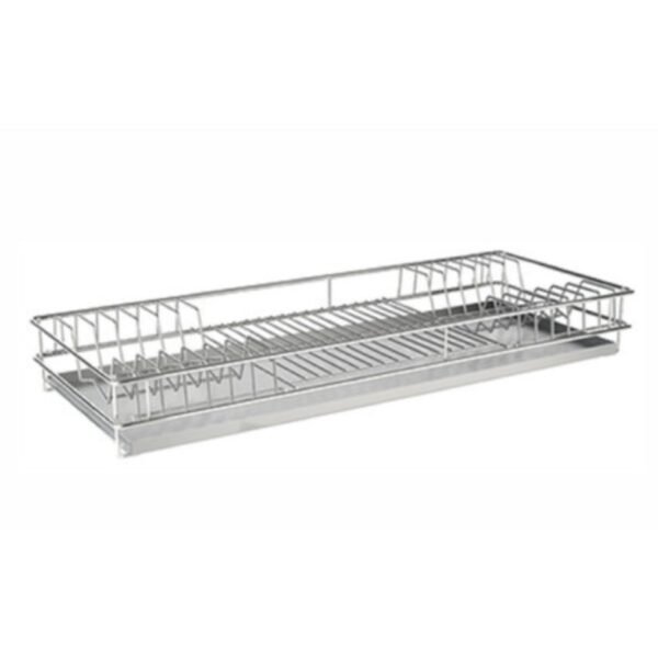 Escorredor de Pratos Embutir 670x75x270mm Mód 700mm Cromado